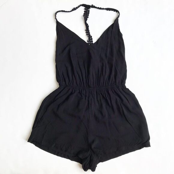UO Antropologie  Ecote lace racer back romper XS - Picture 1 of 8